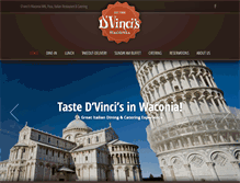 Tablet Screenshot of dvinciswaconia.com